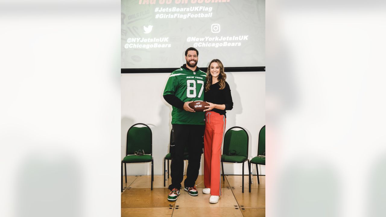 Jets and Bears Unveil Girls Flag Football League in the UK