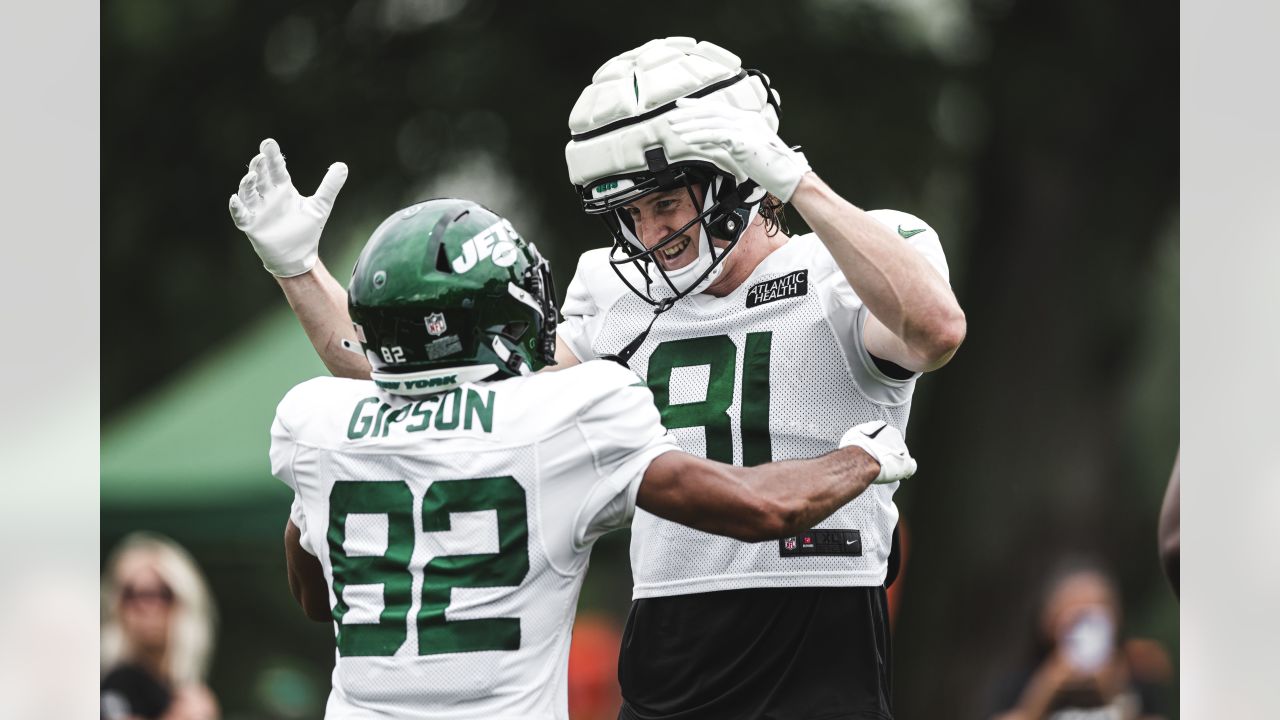 Jets Practice Report  Breece Hall Returns Ahead of Joint Practice with  Buccaneers