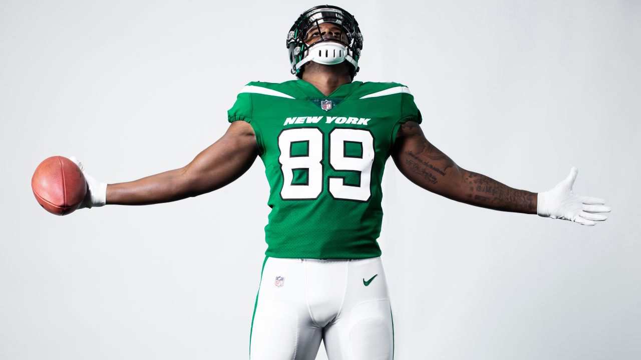 New York Jets Gotham Green Game Custom Jersey - Reallgraphics