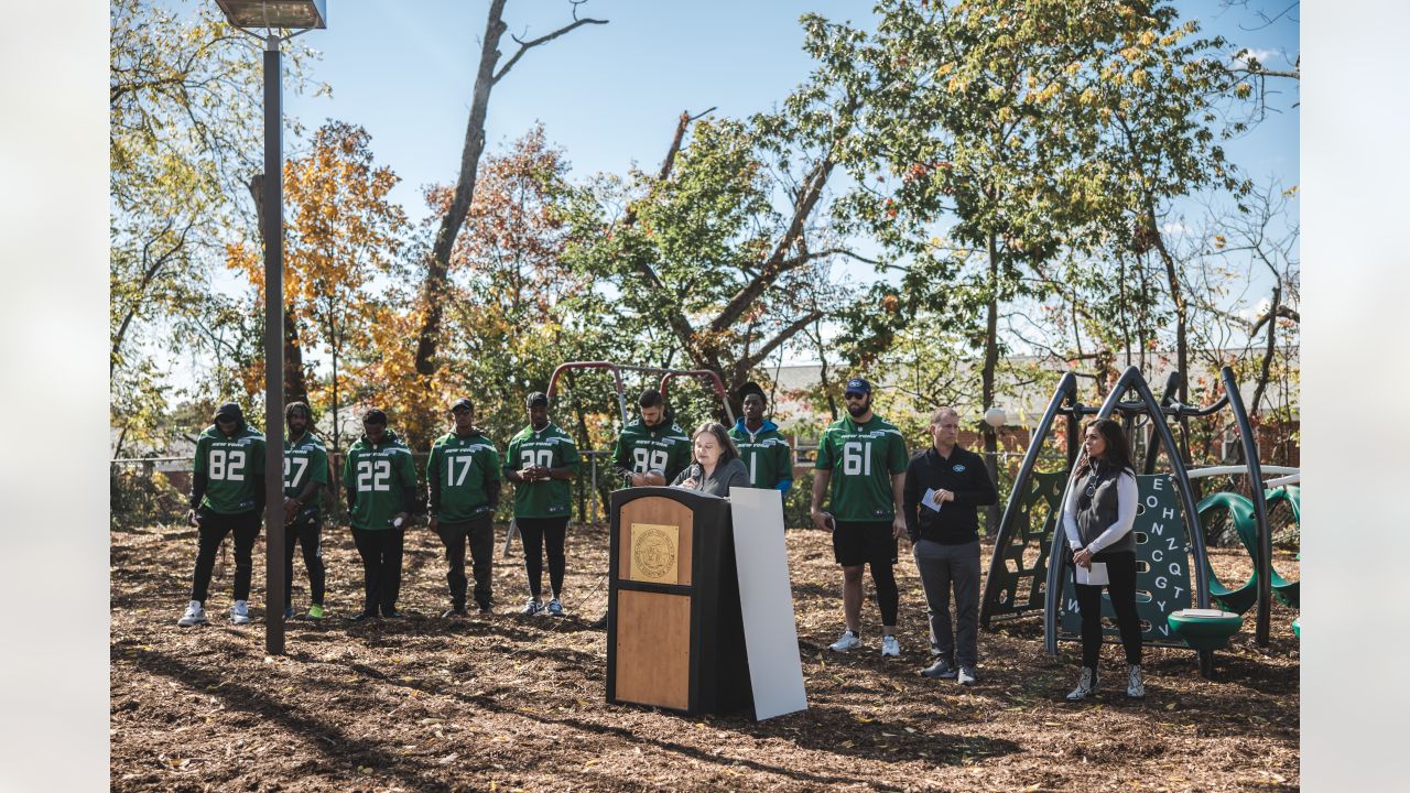 New York Jets Unveiled New Playground at Parsippany Child Day Care