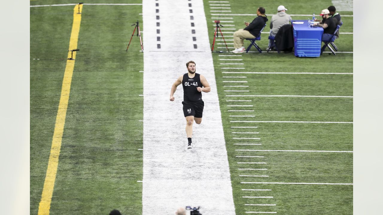 Photos  Top Images of the Offensive Line Workout at the 2023 NFL Combine