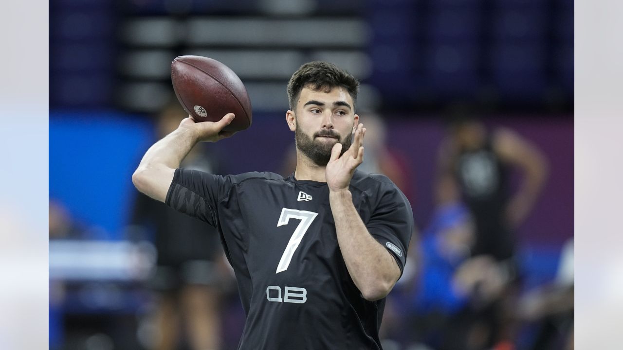 Gallery  2022 NFL Combine Quarterback Workout in Photos