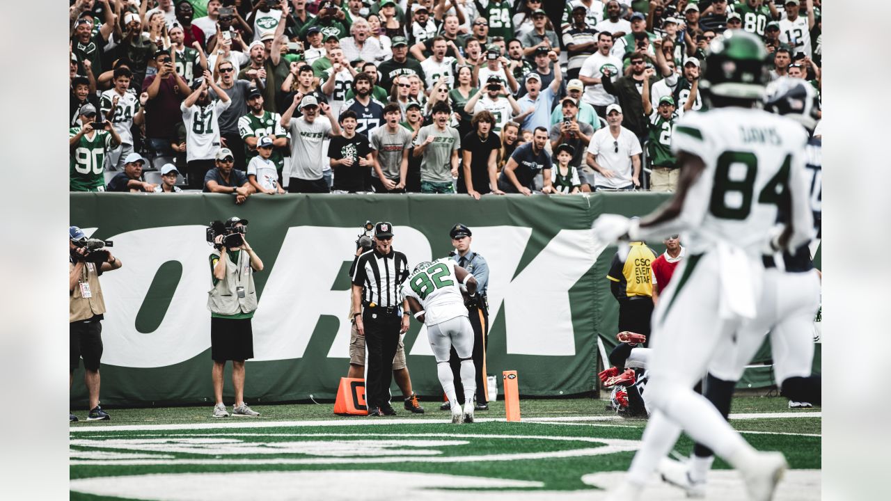 Jets RB Michael Carter Enjoys a Series of Firsts in the Game He Loves