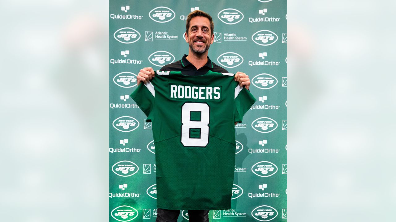 New York Jets: Aaron Rodgers Jersey Number 8