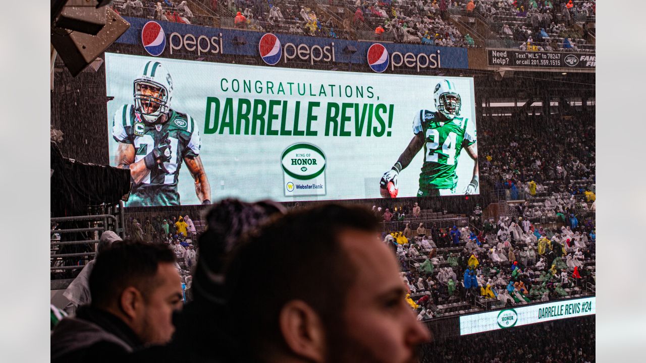 Darrelle Revis Ring of Honor Ceremony, New York Jets, 2022