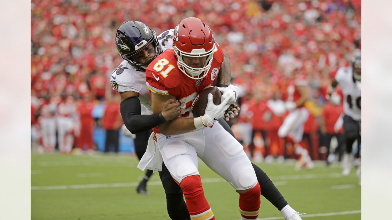 Baltimore Ravens safety Chuck Clark (36) in action during the