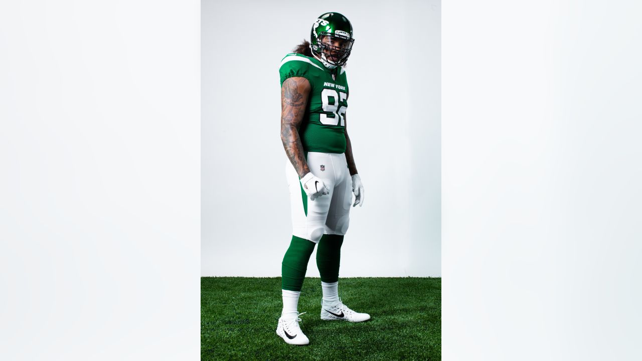 New York Jets Gotham Green Game Custom Jersey - Reallgraphics