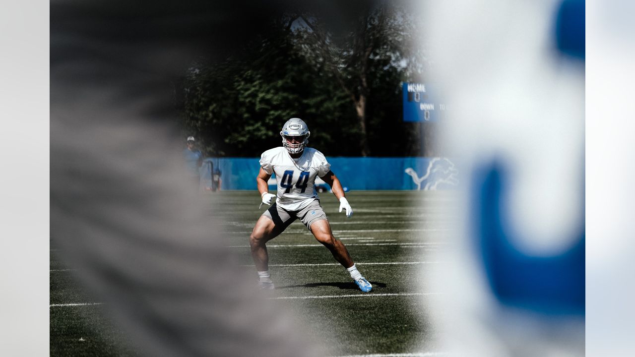 Detroit Lions linebacker Malcolm Rodriguez (44) during an NFL