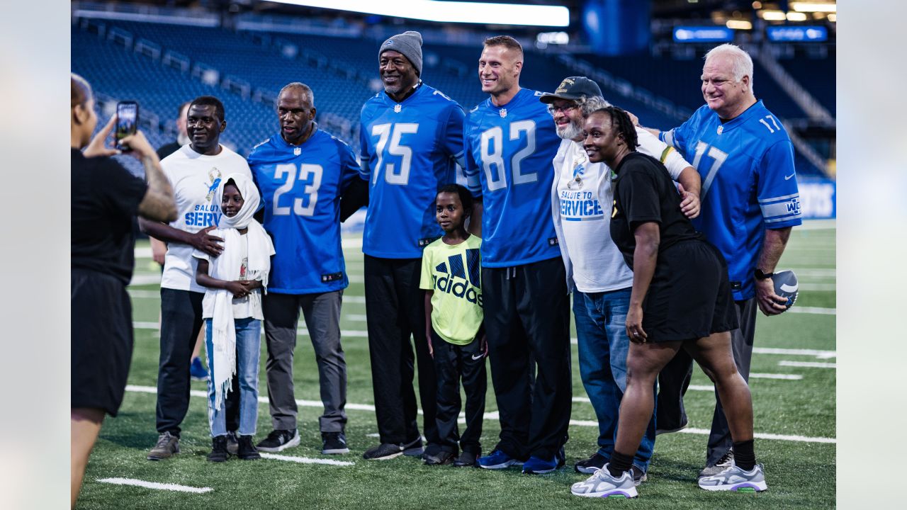 Eric Hipple honored as the Lions nominee for Salute to Service Award