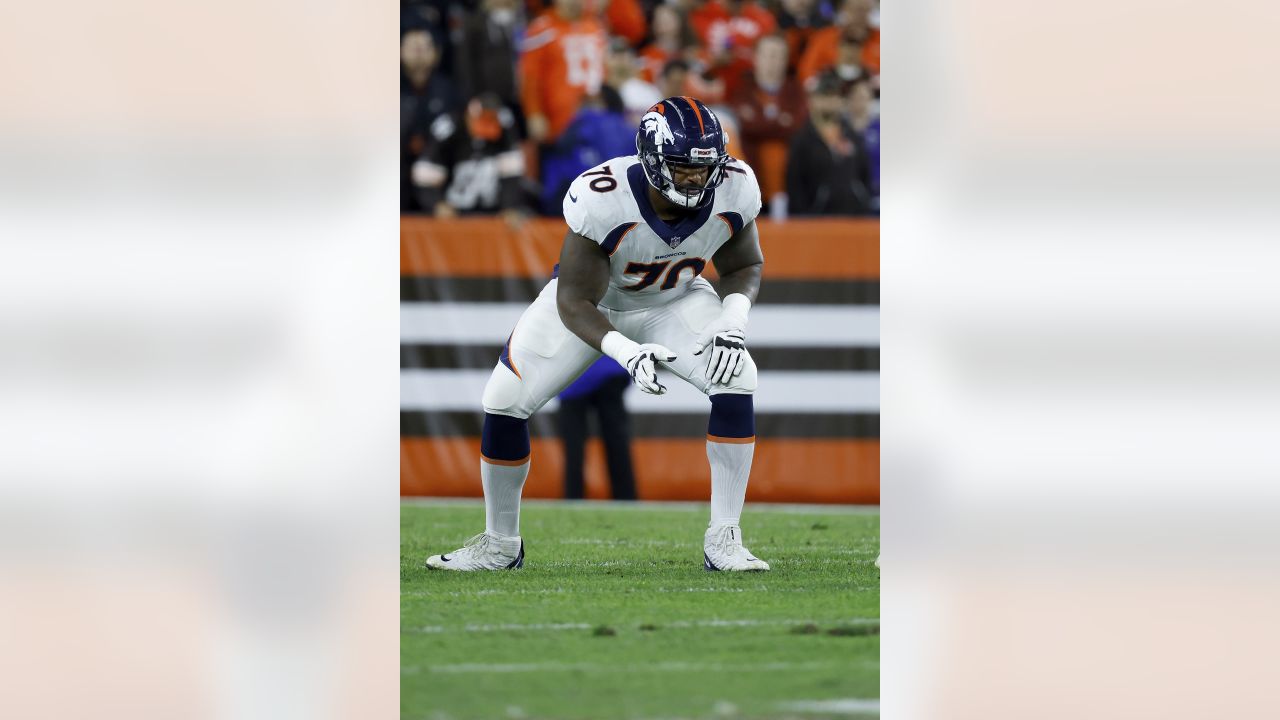 Denver Broncos wide receiver Tim Patrick (81) celebrates a touchdown  against the Cincinnati Bengals in the first half of an NFL football game  Sunday, Dec 19, 2021, in Denver. (AP Photo/Bart Young