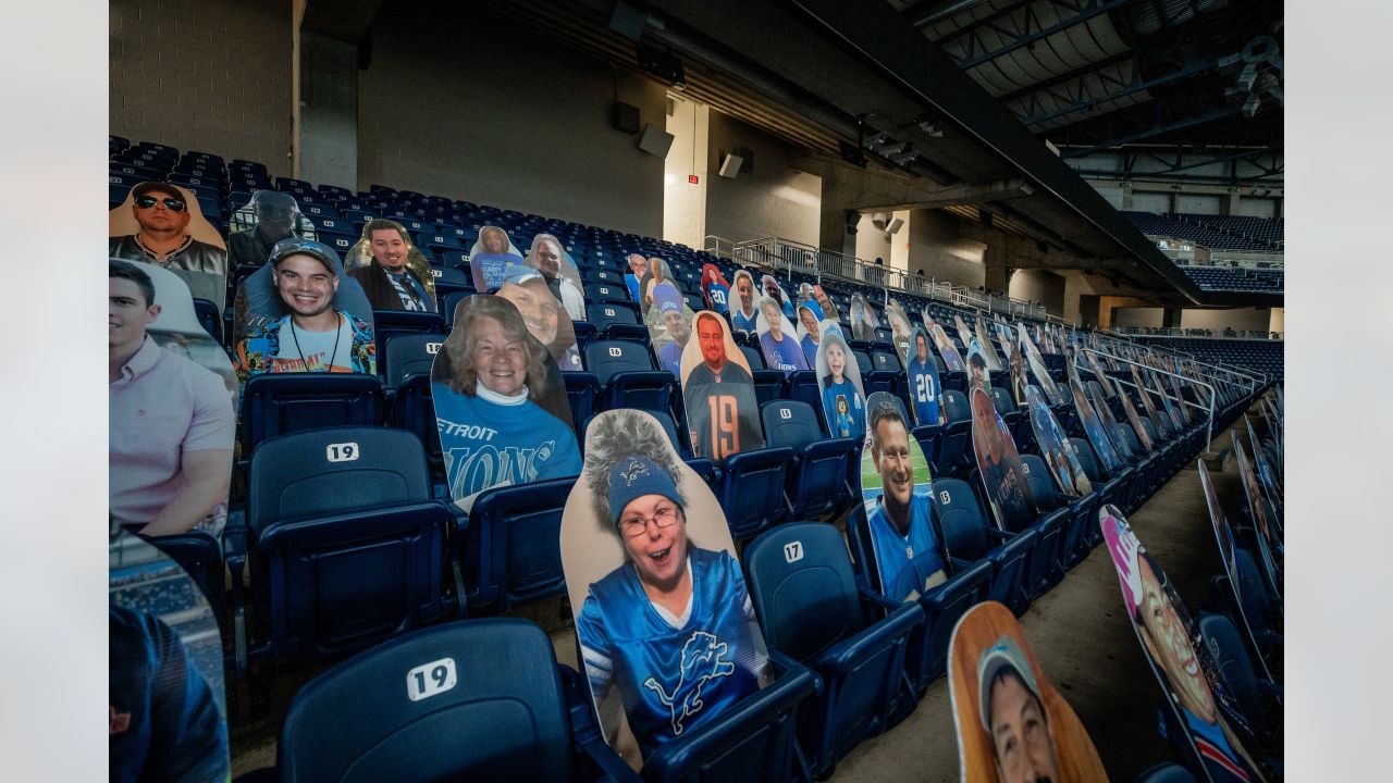 Lions to sell cardboard cutouts of fans to benefit local charities, fill  seats at Ford Field 