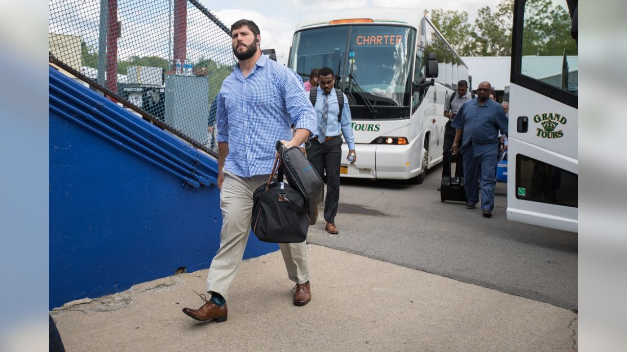 Lions at Bills: Player arrival photos