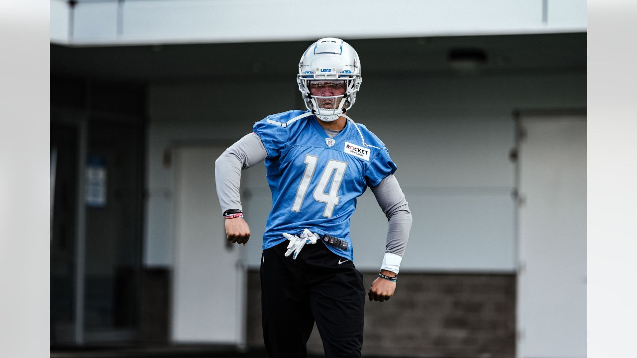 DETROIT, MI - NOVEMBER 06: Detroit Lions Wide Receiver (14) Amon