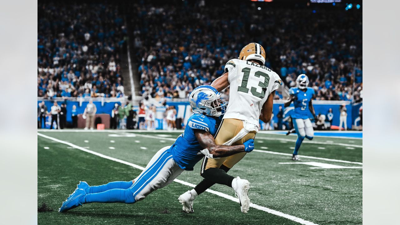 Green Bay Packers vs Detroit Lions game photos at Ford Field