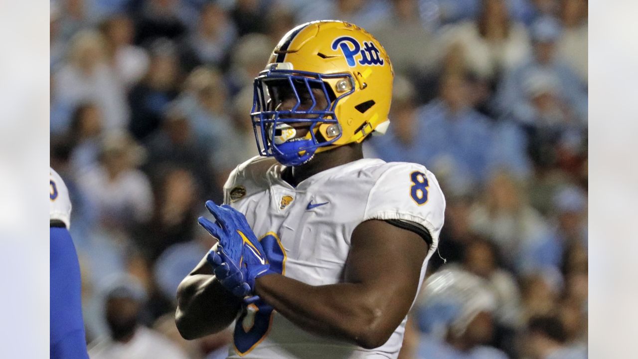 Pitt's Calijah Kancey sets DT record at combine with 4.67 40-yard