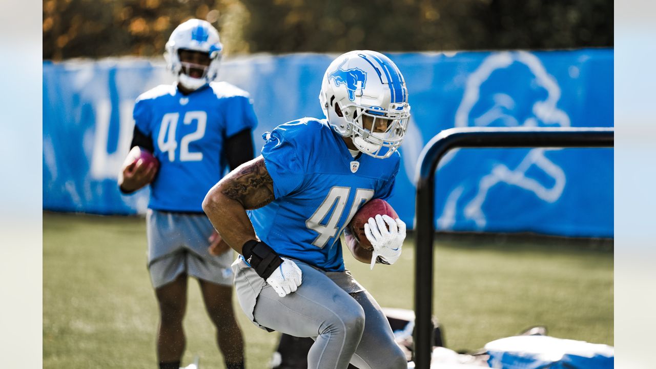 Detroit Lions - Jeff Okudah in the Honolulu blue ❄️