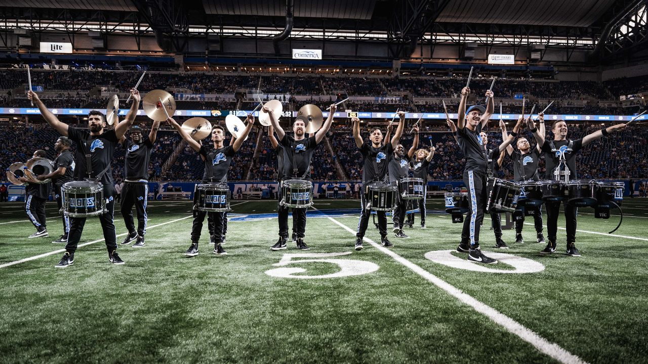 Drumline In Action Vs. Cardinals