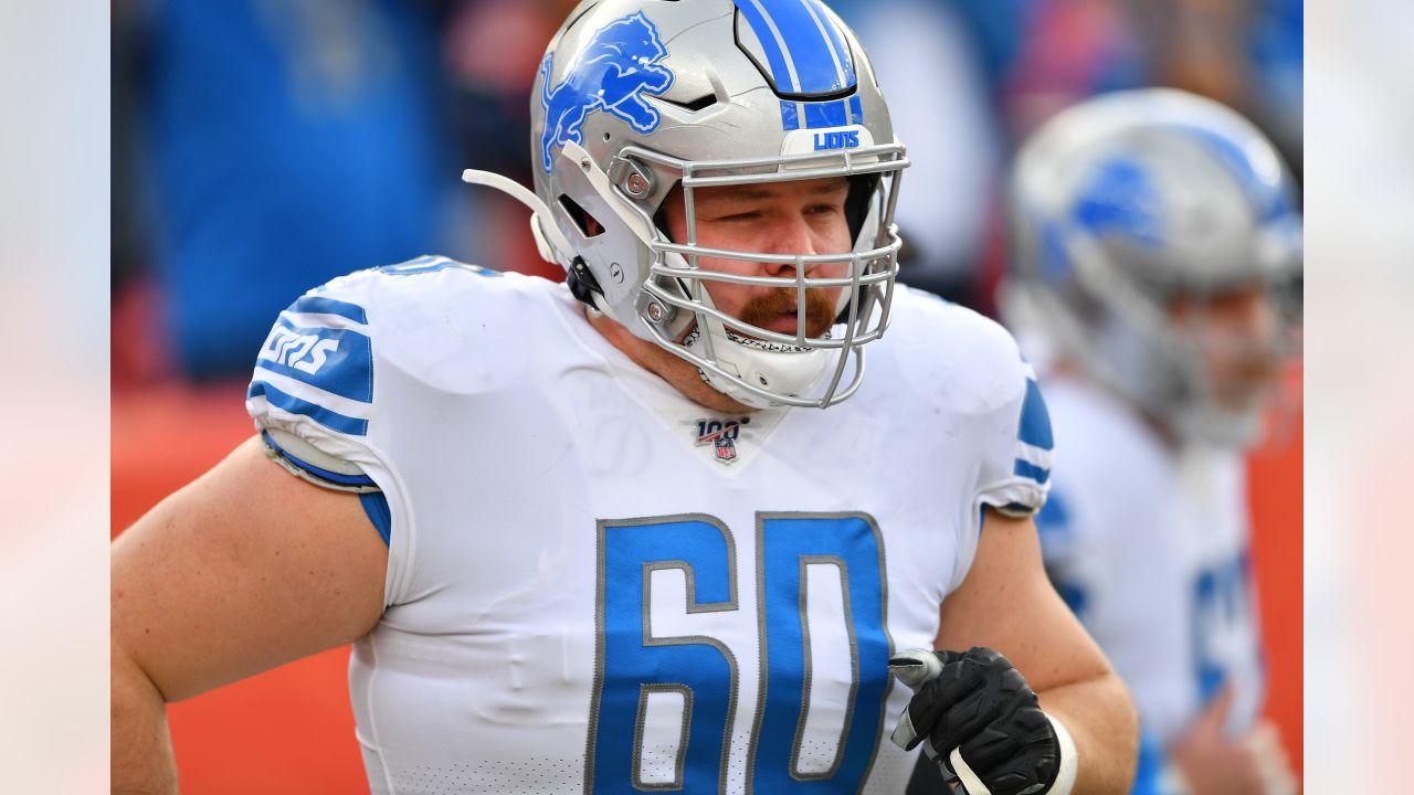 Detroit Lions Graham Glasgow, rejuvenated, out to win starting RG job