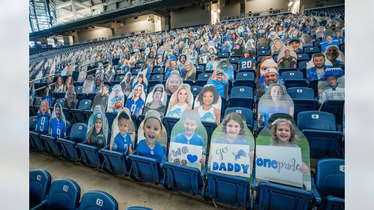 Detroit Lions offer fan cutouts for home games during pandemic