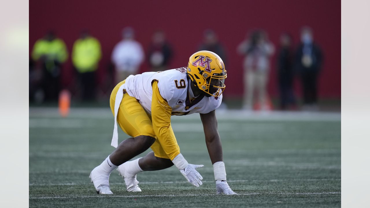 Football vs Bowling Green Sept 25 - Image 47: Esezi Otomewo, celebration -  University of Minnesota