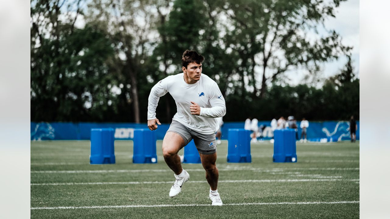 Detroit Lions linebacker Malcolm Rodriguez (44) during an NFL