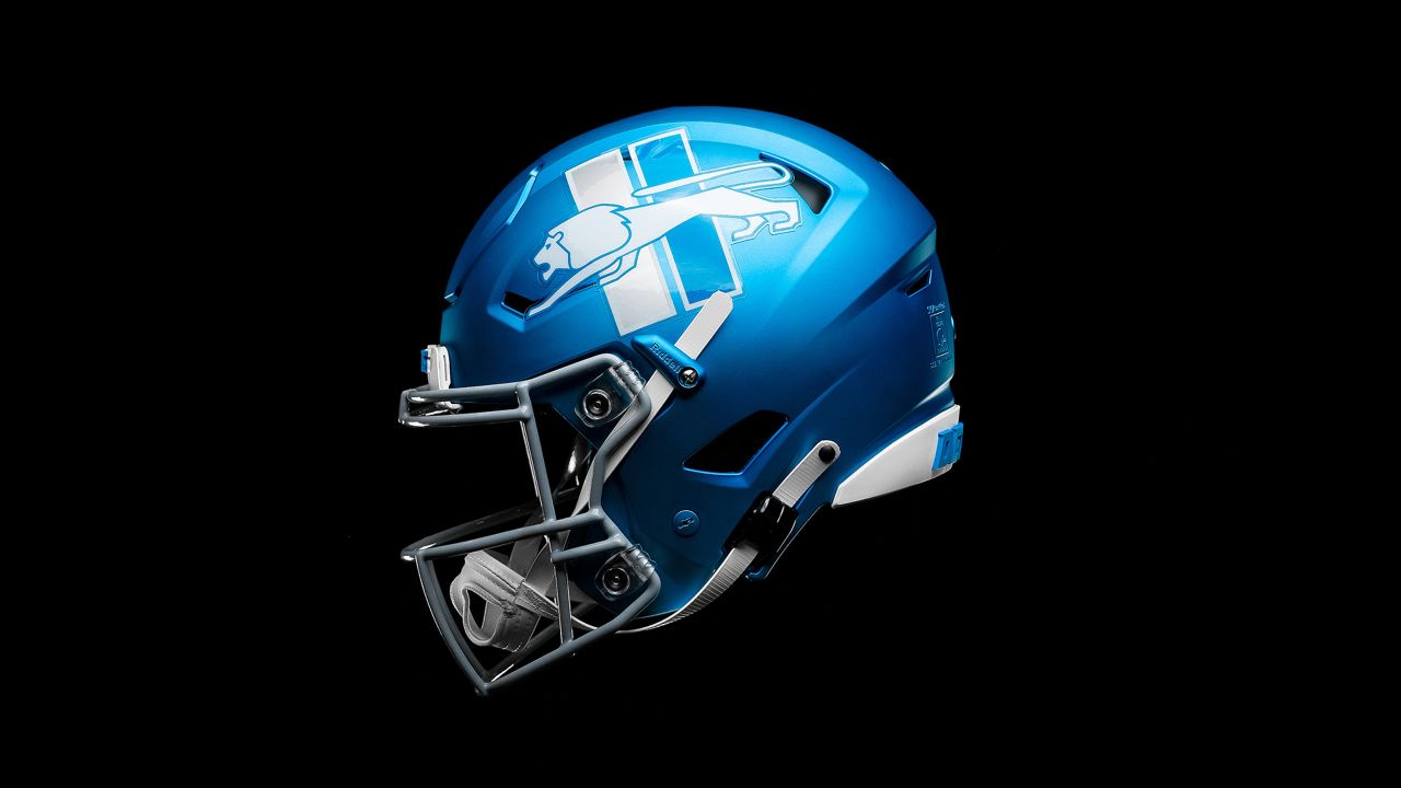 Detroit Lions alternate helmet photos