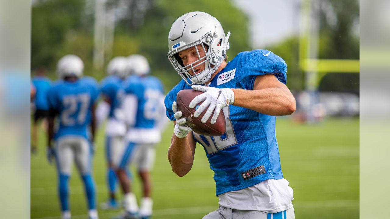 Detroit Lions camp: Rookie tight end T.J. Hockenson impressive early – Lions  Lowdown