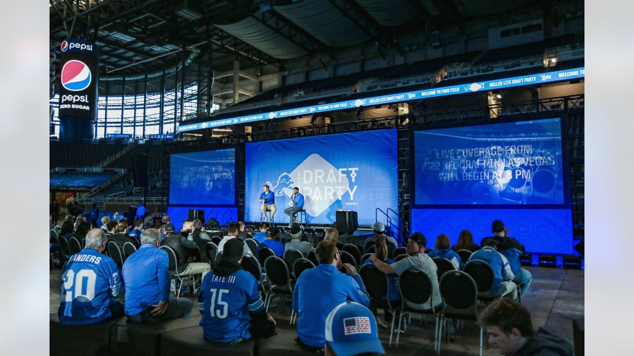 2022 Detroit Lions Miller Lite Draft Party Photos