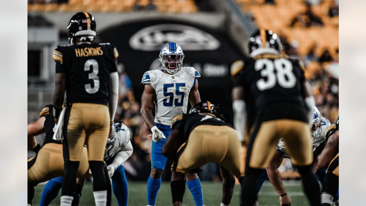 Detroit Lions rookie LB Derrick Barnes stands out in preseason loss to  Pittsburgh Steelers