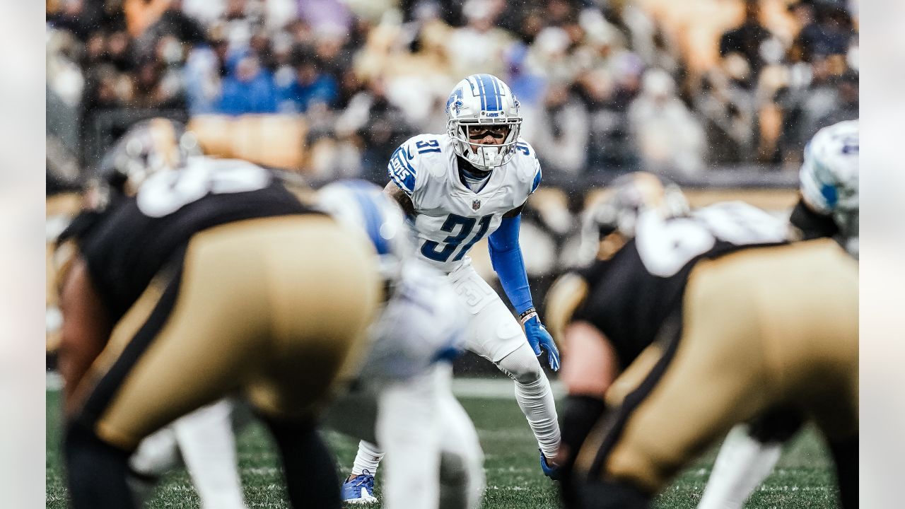 Detroit Lions free safety Tracy Walker III (21) plays against the  Pittsburgh Steelers during an NFL football game, Sunday, Nov. 14, 2021, in  Pittsburgh. (AP Photo/Justin Berl Stock Photo - Alamy