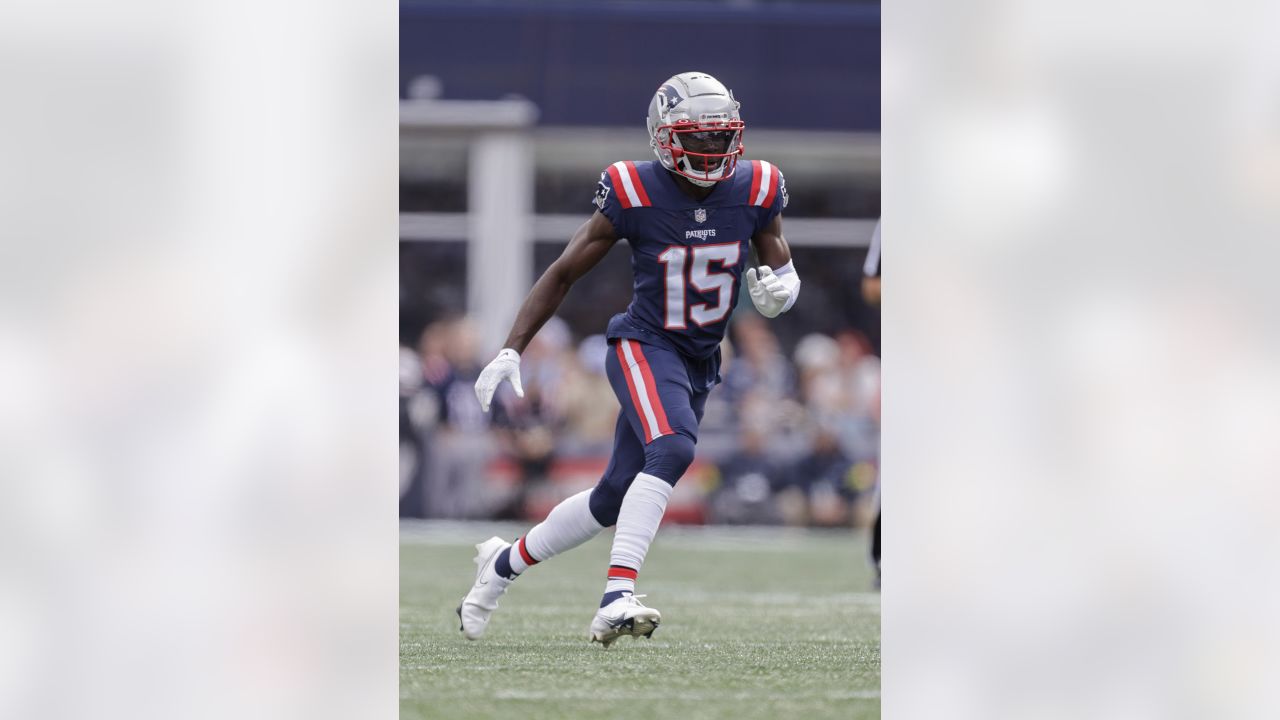 Kendrick Bourne jersey swap : r/Patriots