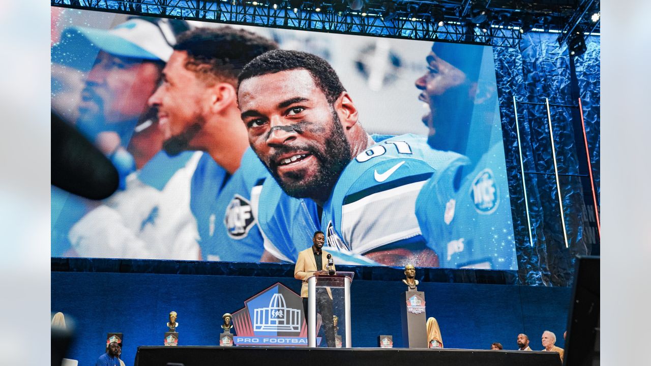 Lions Legend Calvin Johnson inducted into Pro Football Hall of Fame