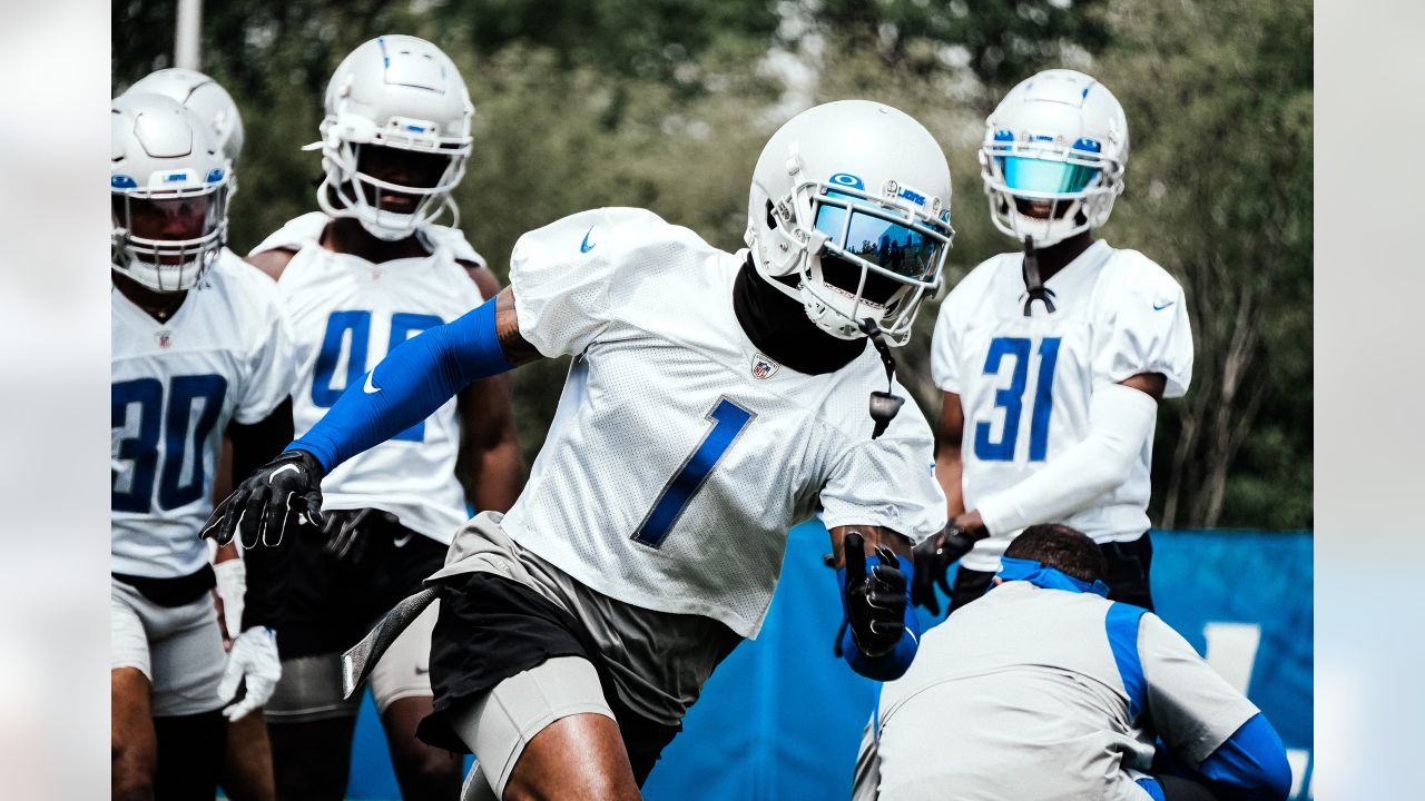 Detroit Lions safety Brady Breeze participates in drills at the Lions NFL  football practice facility, Monday, Aug. 15, 2022, in Allen Park, Mich. (AP  Photo/Carlos Osorio Stock Photo - Alamy