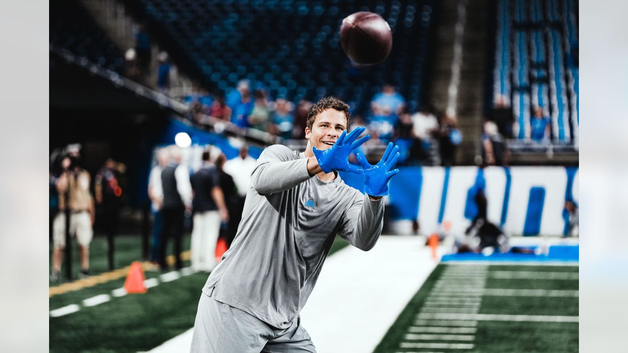 Lions rookie WR Amon-Ra St. Brown makes most of increased looks in  scrimmage at Ford Field 