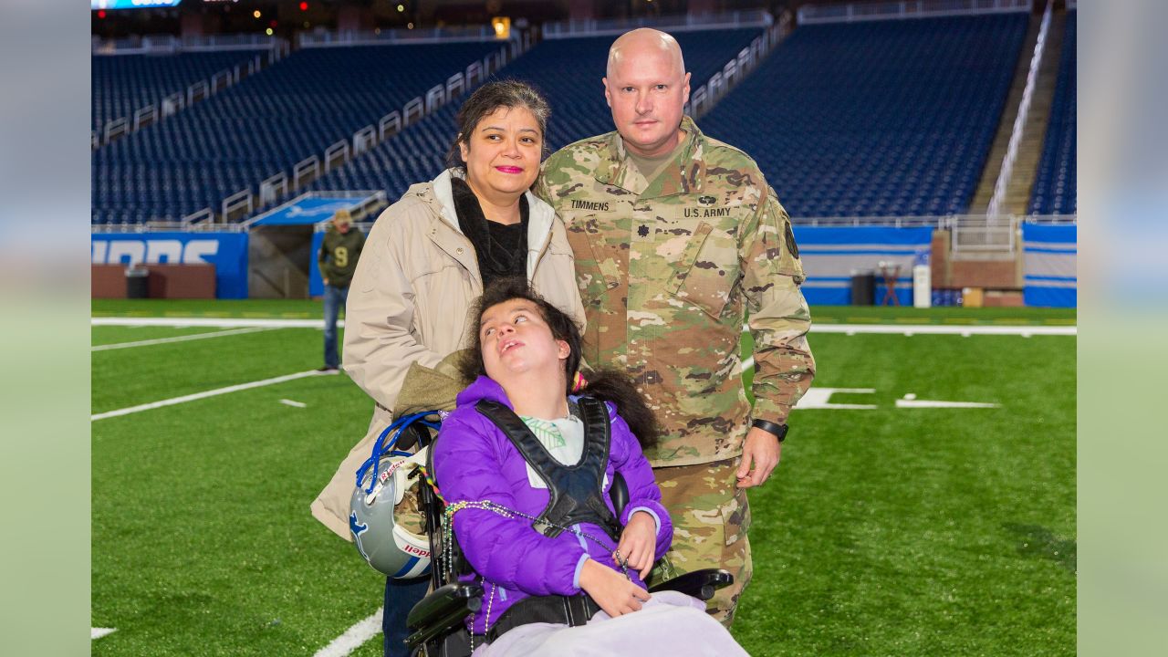 Detroit Lions host Military Family Night