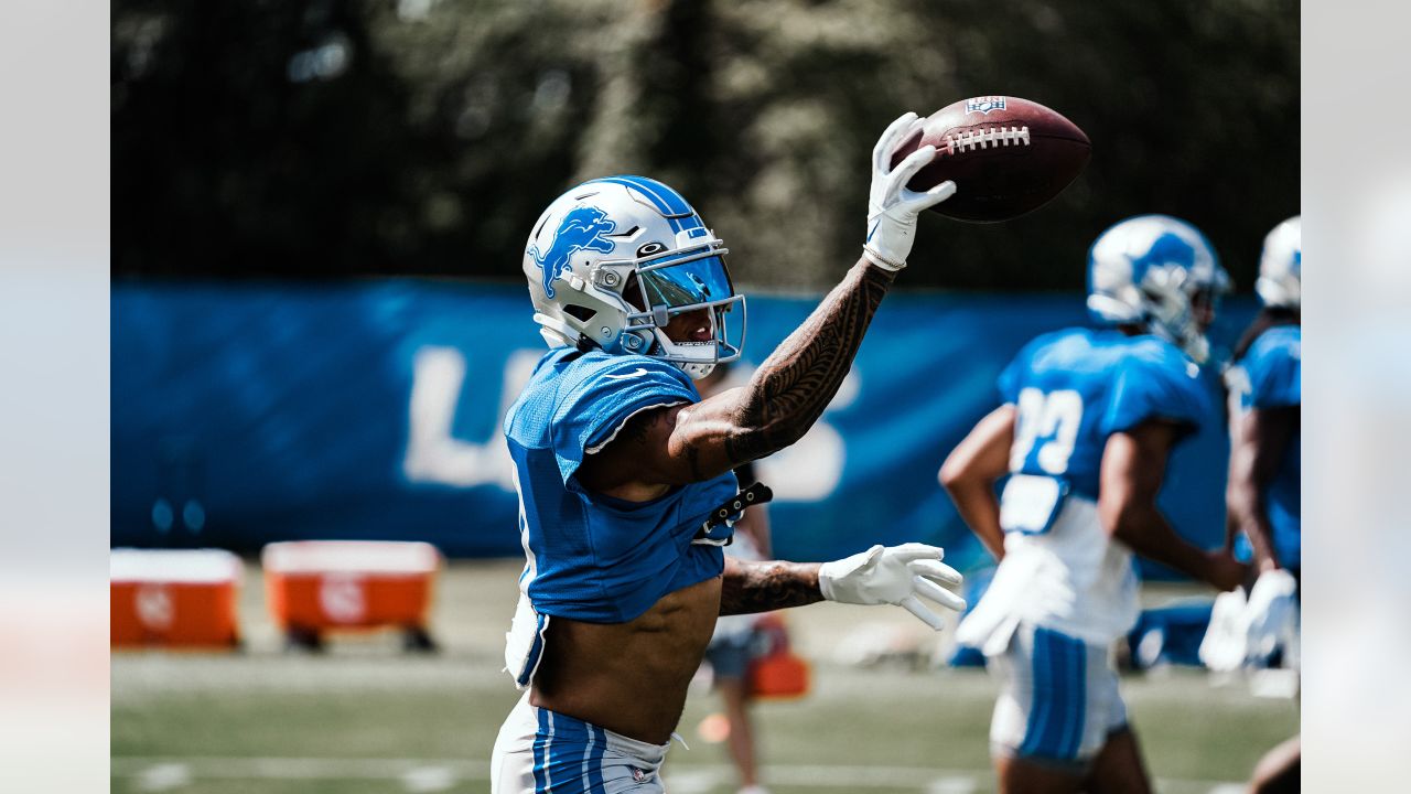 Detroit Lions linebacker Jack Campbell watches a play develop during the  second half of an NFL football game against the Kansas City Chiefs,  Thursday, Sept. 7, 2023 in Kansas City, Mo. (AP