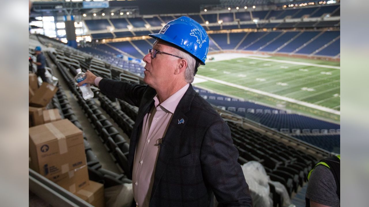 New Ford Field construction tour