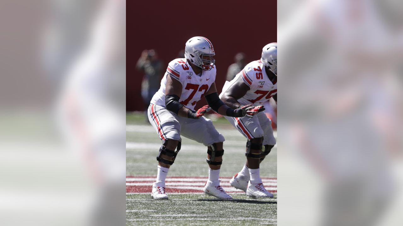 2020 NFL draft: Detroit Lions trade up for Ohio State G Jonah Jackson in  third round 