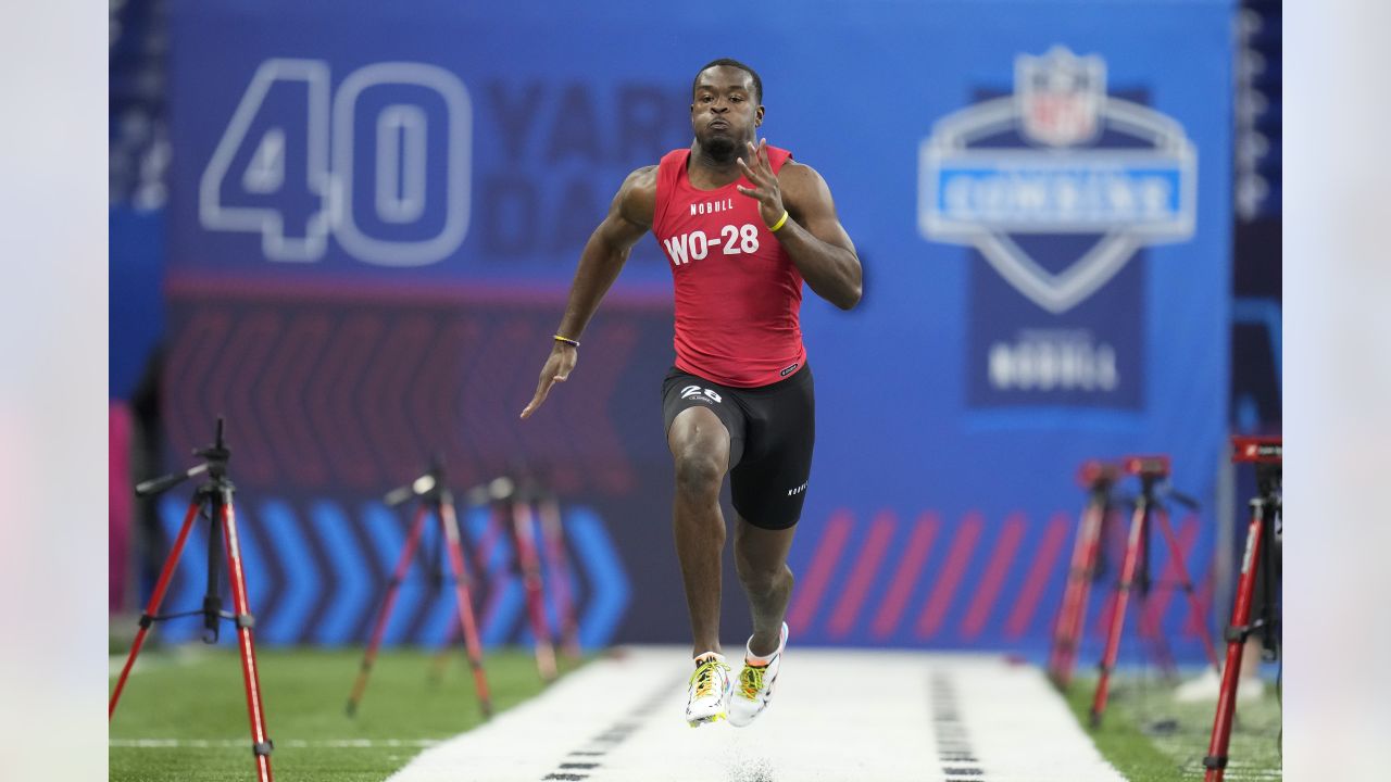 Wide Receivers Run the 40-Yard Dash at 2023 NFL Combine