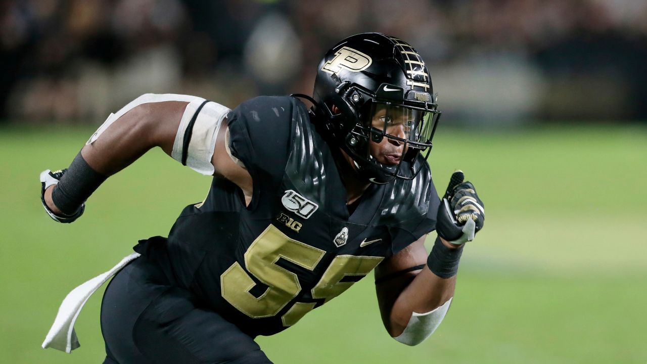 Lions trade up, select Purdue LB Derrick Barnes in 4th round