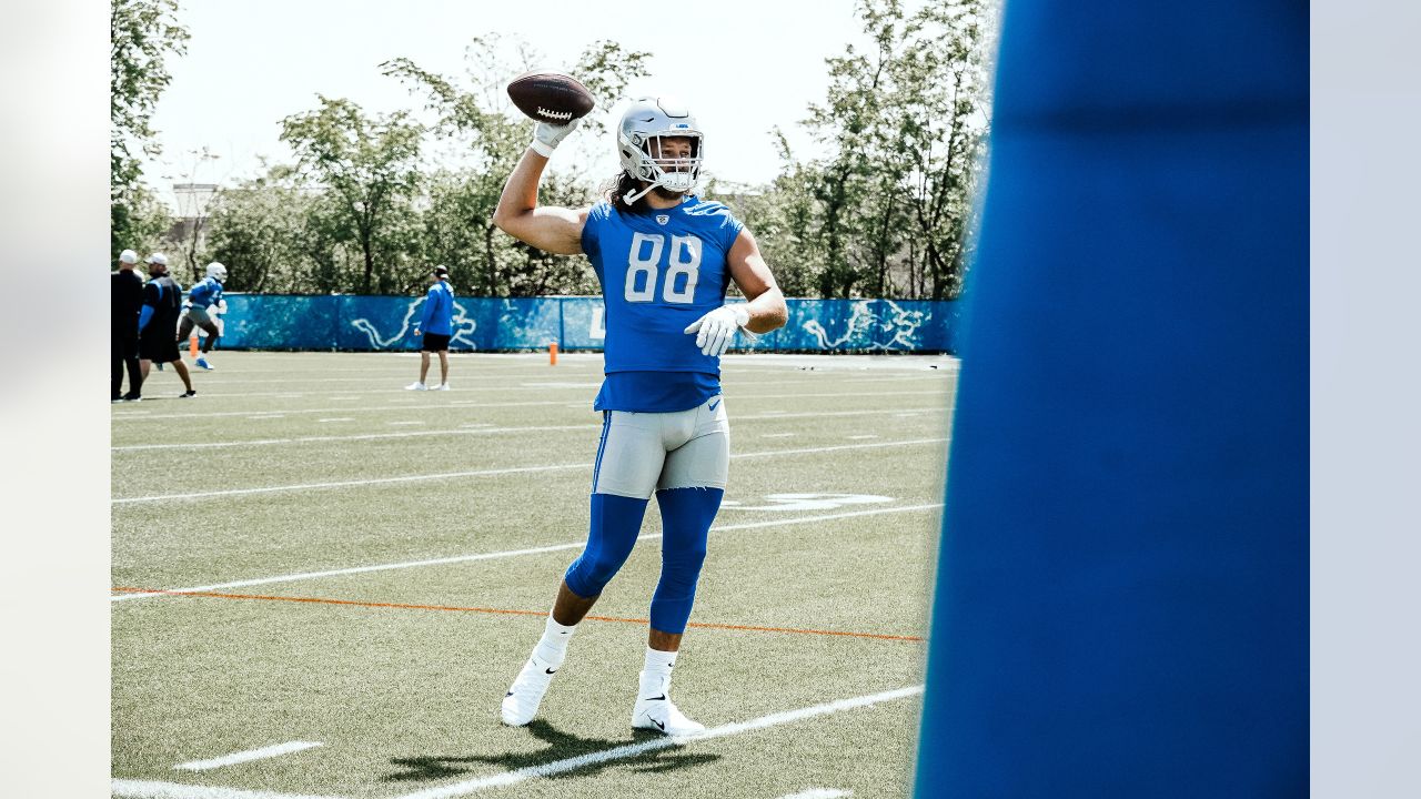 Detroit Lions camp: Rookie tight end T.J. Hockenson impressive early – Lions  Lowdown