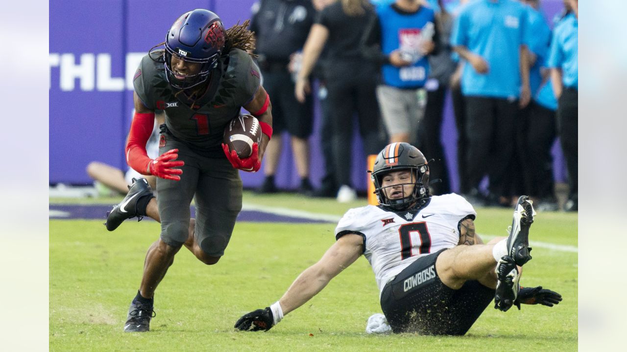 Packers meet with TCU WR Quentin Johnston at NFL Scouting Combine