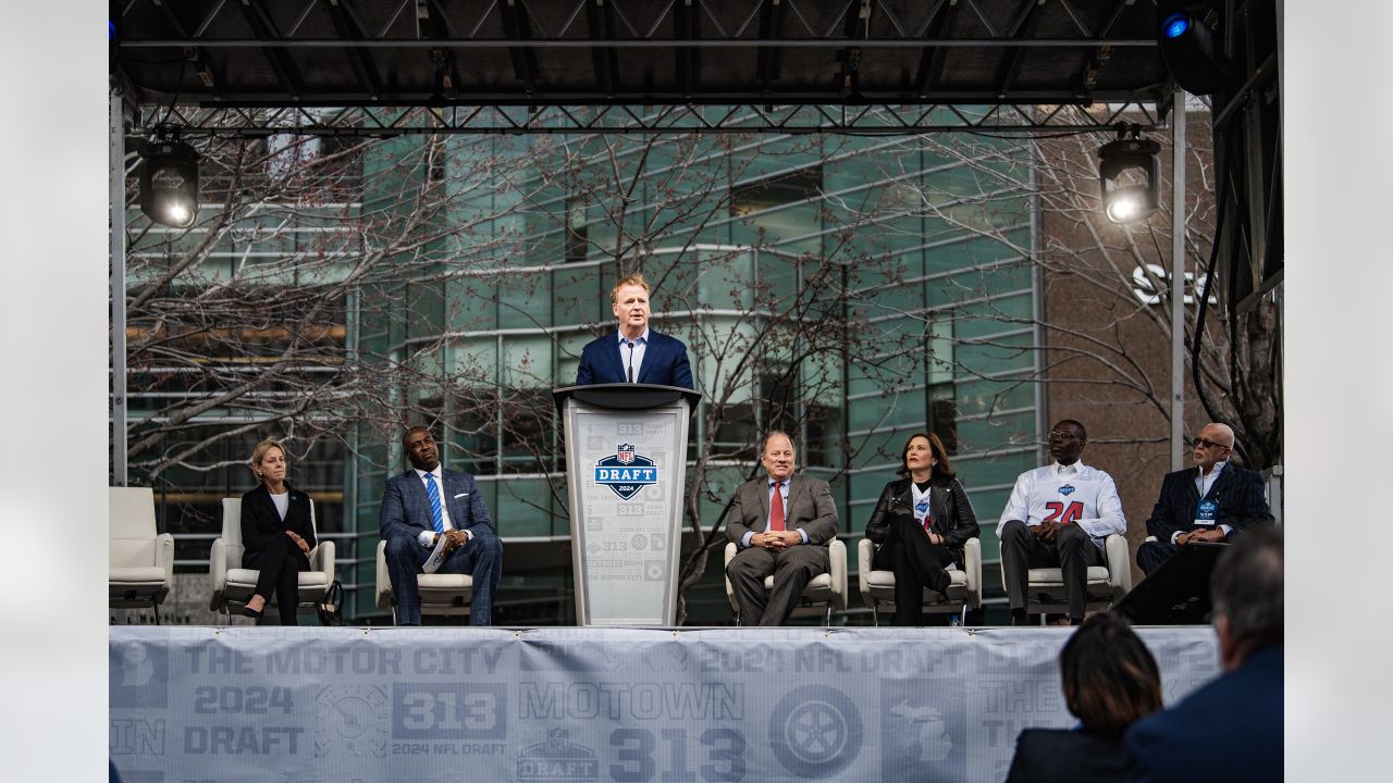 Lions celebrate NFL Draft coming to Detroit in 2024