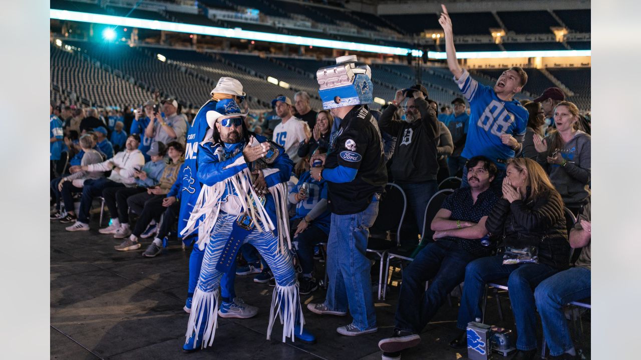 The 2022 NFL Draft Party filled Ford Field with hopeful fans 