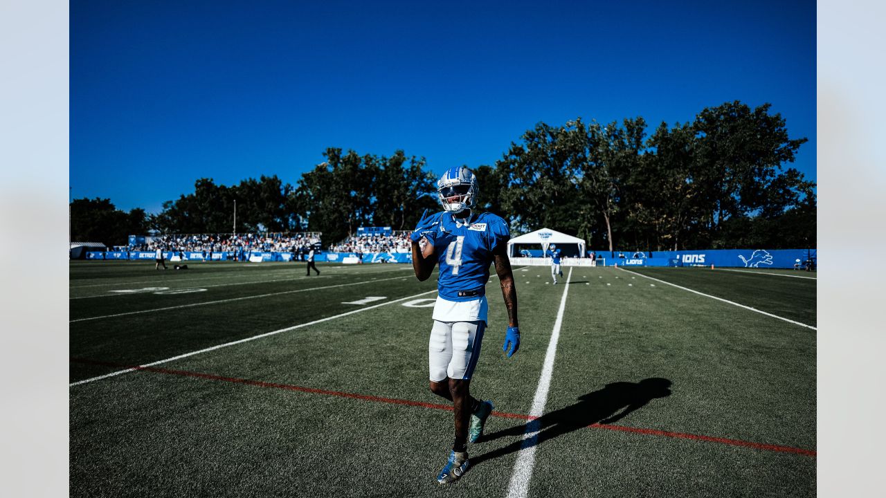 Detroit Lions rookie LB Malcom Rodriguez showing up in practice, earning  more reps