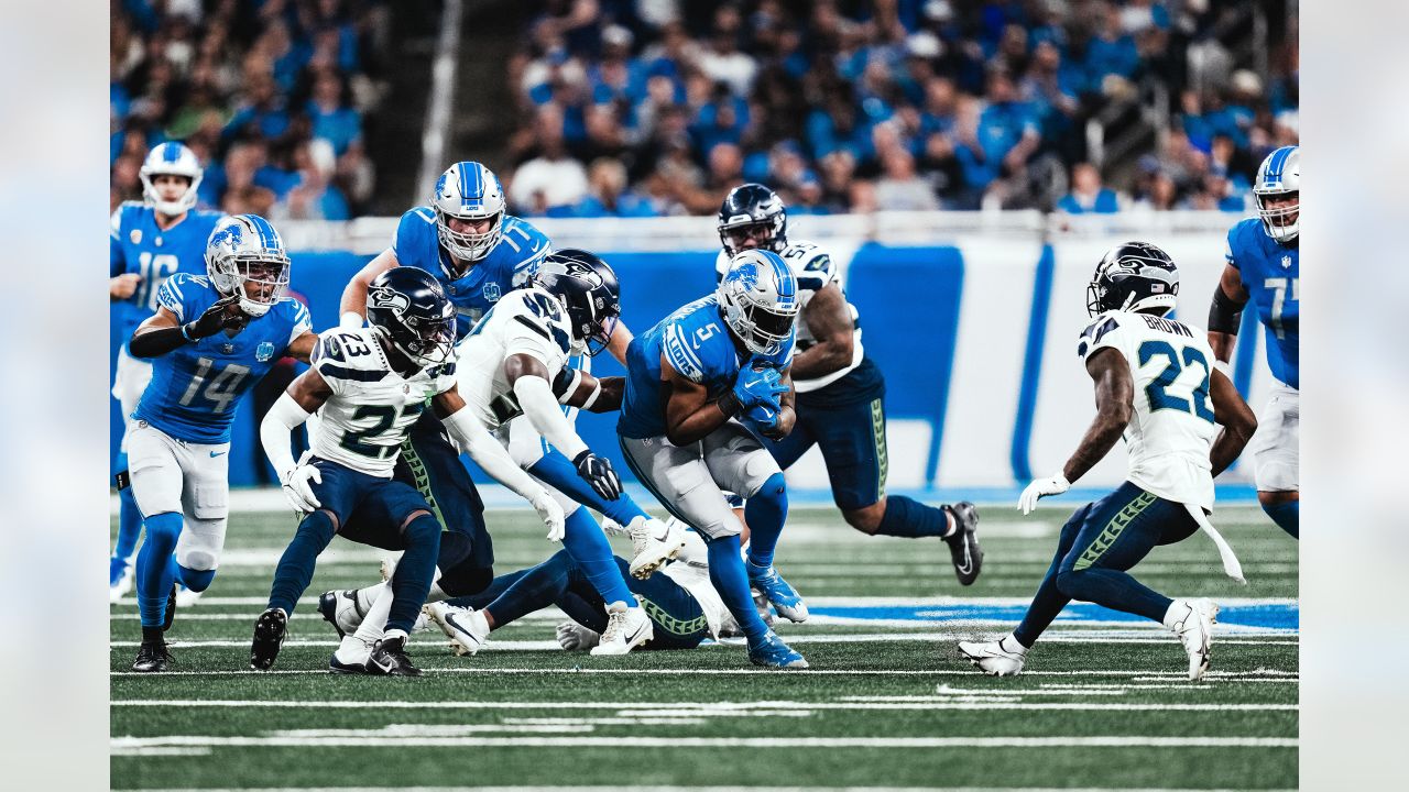 Detroit Lions defensive back AJ Parker is pictured during an NFL football  game against the Seattle Seahawks, Sunday, Jan. 2, 2022, in Seattle. The  Seahawks won 51-29. (AP Photo/Stephen Brashear Stock Photo - Alamy