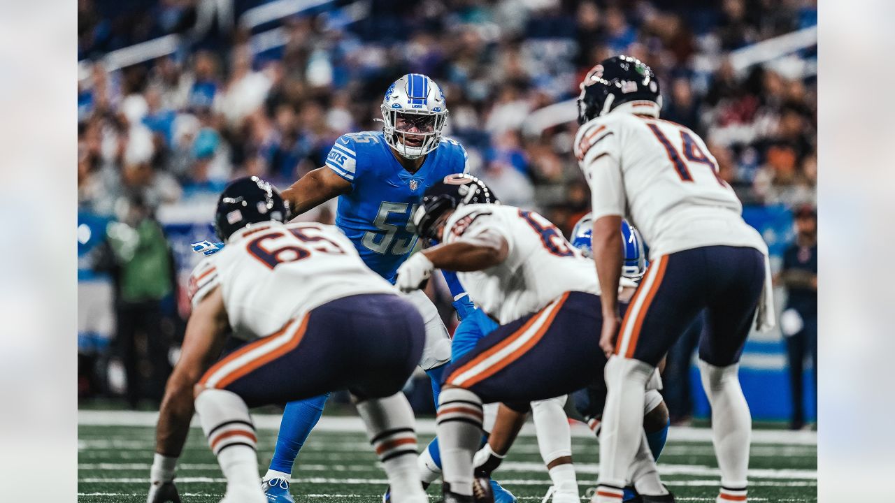 Josh Woods of the Detroit Lions walks off field after a loss to the News  Photo - Getty Images