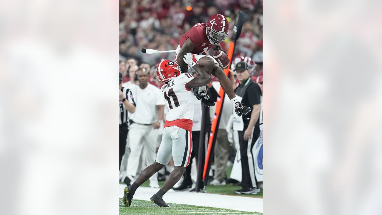Former Alabama WR Jameson Williams drafted No 12 overall by Detroit Lions