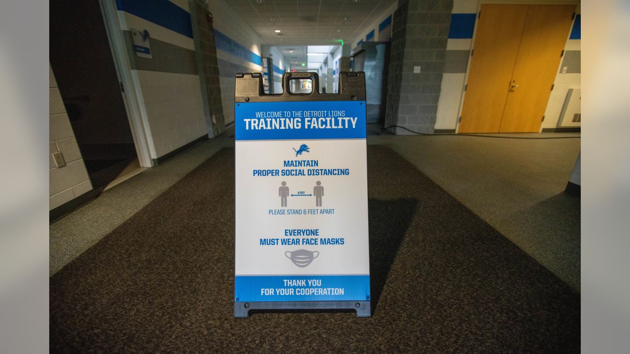 Detroit Lions Practice Facility reopening photos