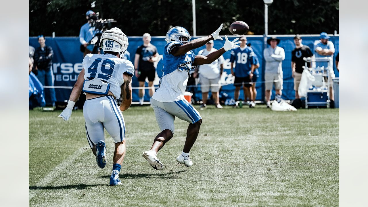 Lions, Colts get physical on first day of joint practices